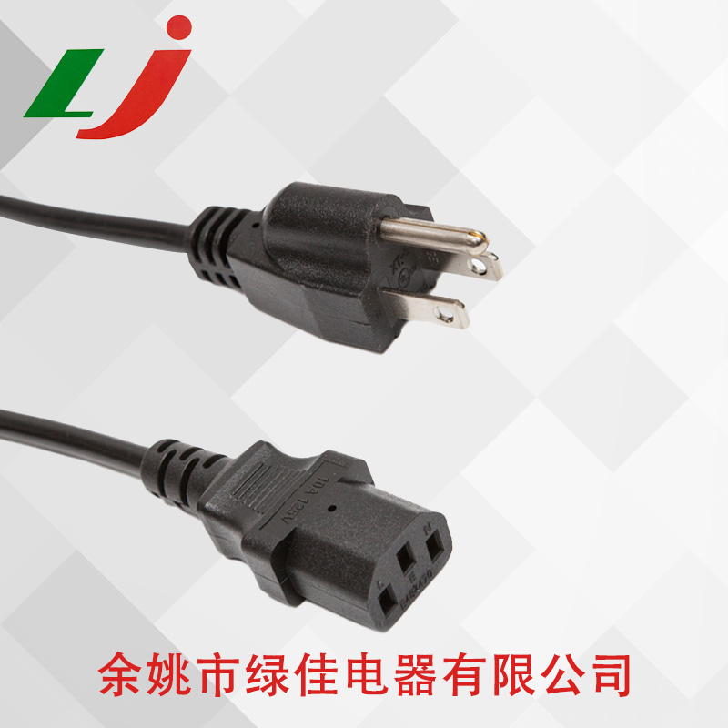 三芯美标直头+品字尾