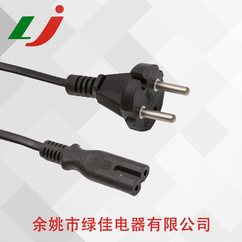 两芯欧标16A+八字插